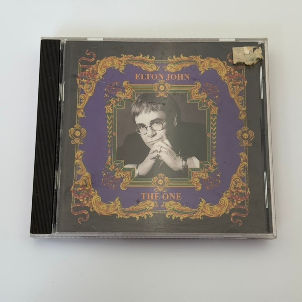 Elton John The One CD 1992 MCA Records MCAD-10614 Gianni Versace Cover Art